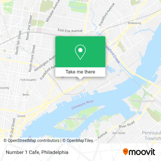 Number 1 Cafe map