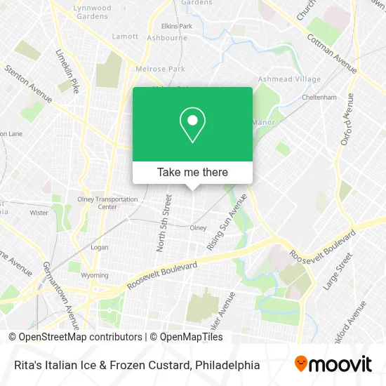 Rita's Italian Ice & Frozen Custard map