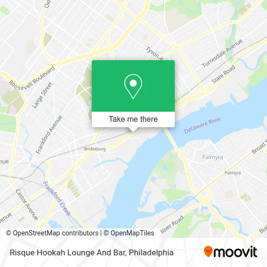 Risque Hookah Lounge And Bar map