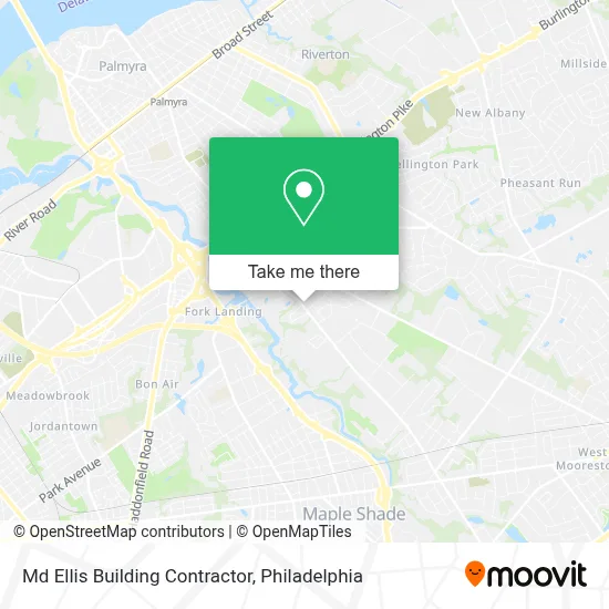 Md Ellis Building Contractor map