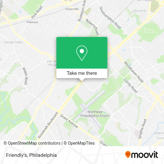 Friendly's map