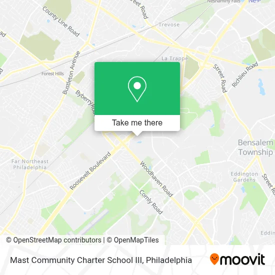 Mast Community Charter School III map