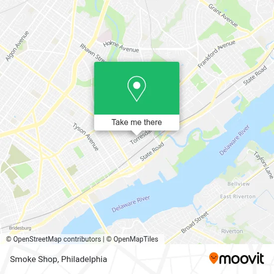 Smoke Shop map