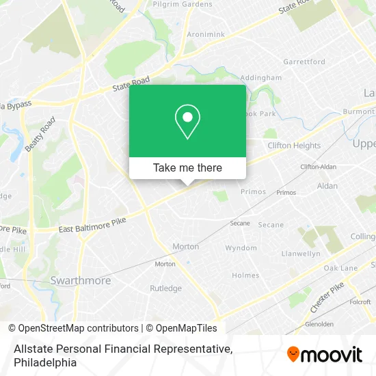 Allstate Personal Financial Representative map