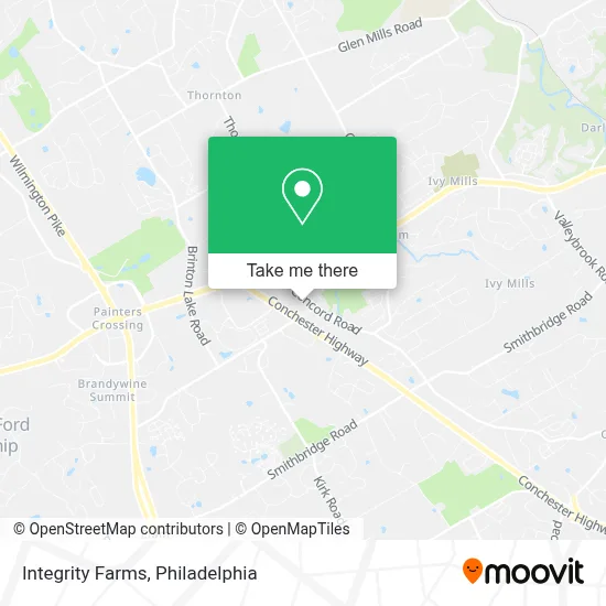Integrity Farms map