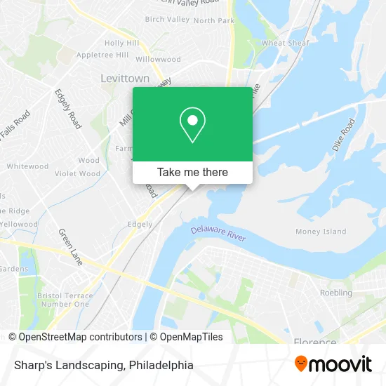 Sharp's Landscaping map