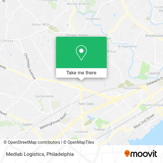 Medlab Logistics map