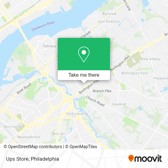 Ups Store map