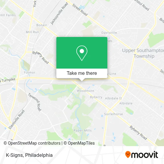 K-Signs map