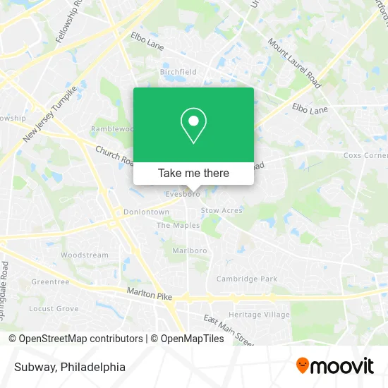 Subway map