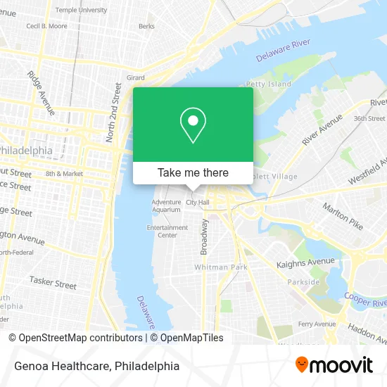 Genoa Healthcare map