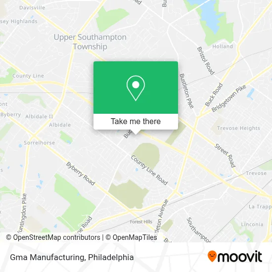 Gma Manufacturing map