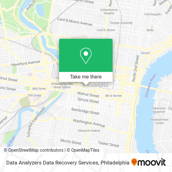 Data Analyzers Data Recovery Services map