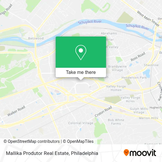 Mallika Produtor Real Estate map