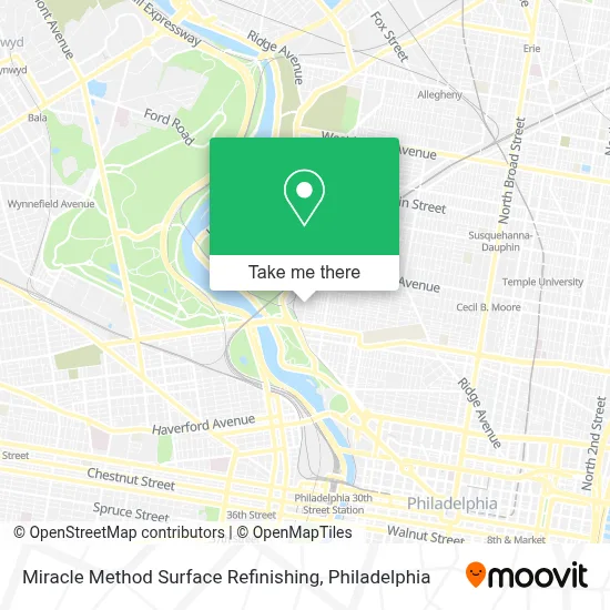 Miracle Method Surface Refinishing map
