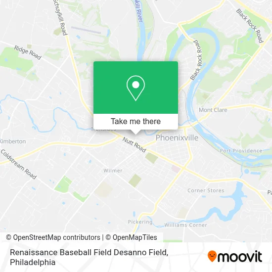 Renaissance Baseball Field Desanno Field map