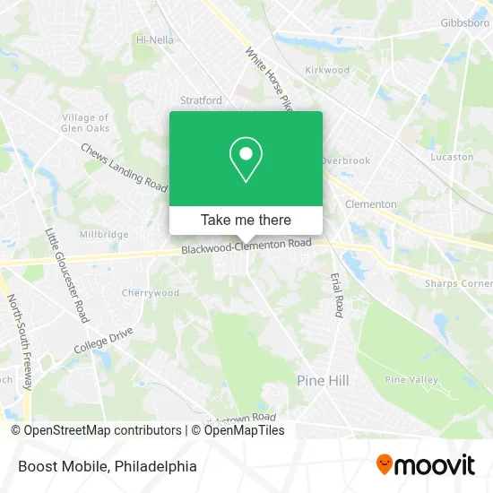 Boost Mobile map