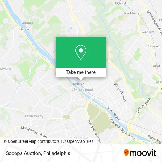 Scoops Auction map