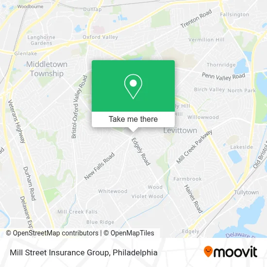 Mill Street Insurance Group map