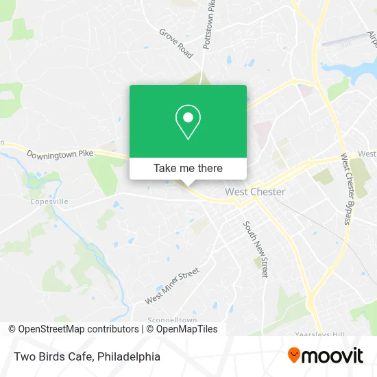 Two Birds Cafe map