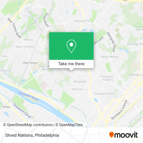 Shred Nations map