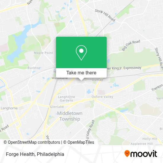 Forge Health map
