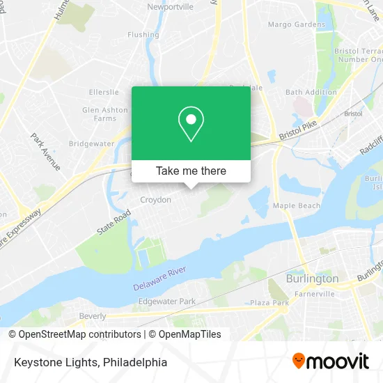 Keystone Lights map