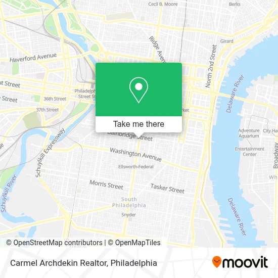 Carmel Archdekin Realtor map