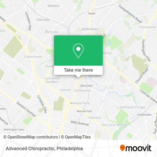 Advanced Chiropractic map