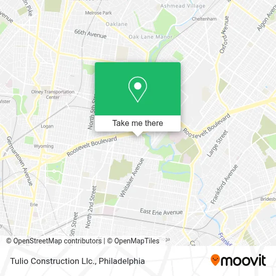 Tulio Construction Llc. map