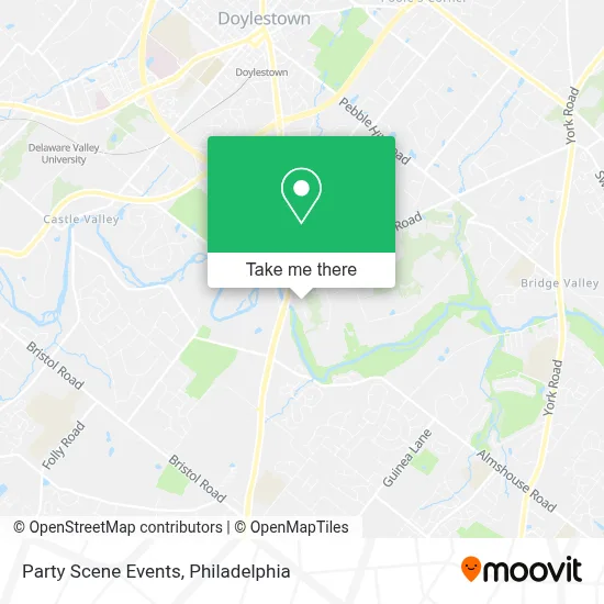 Party Scene Events map