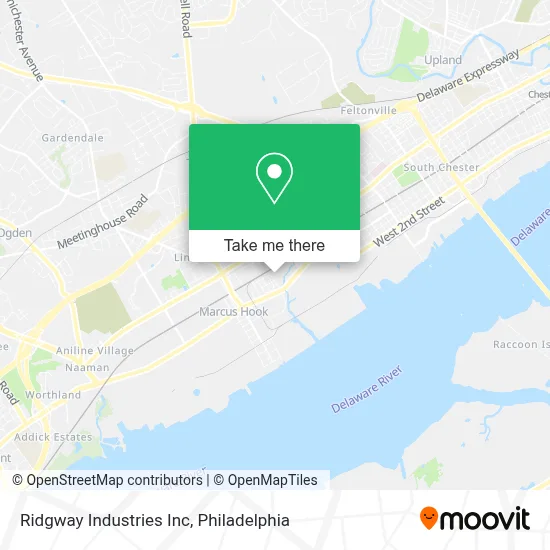 Ridgway Industries Inc map
