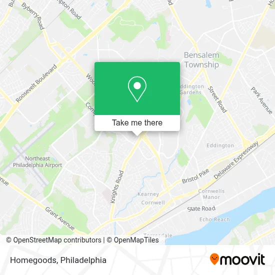 Homegoods map