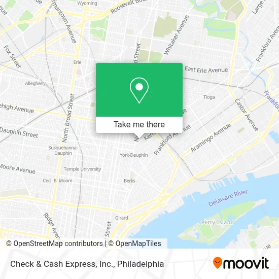 Check & Cash Express, Inc. map