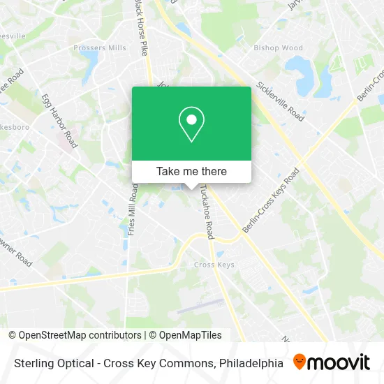 Sterling Optical - Cross Key Commons map