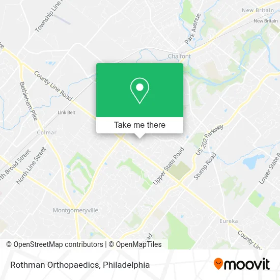 Rothman Orthopaedics map