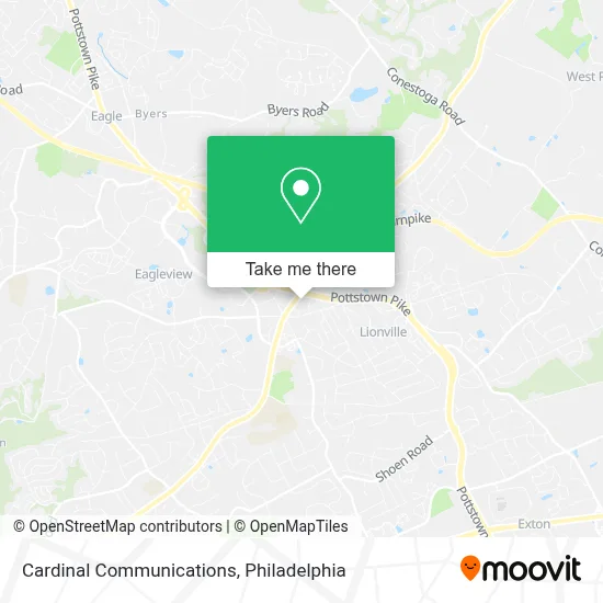 Cardinal Communications map