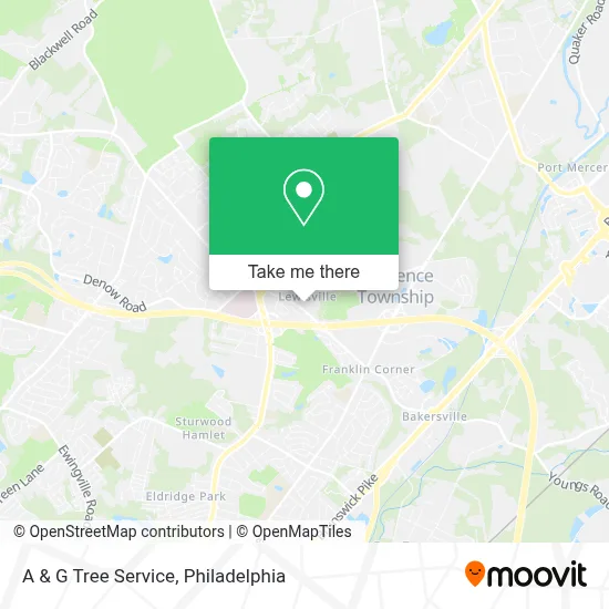A & G Tree Service map
