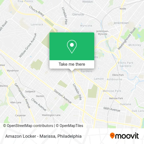 Amazon Locker - Marissa map