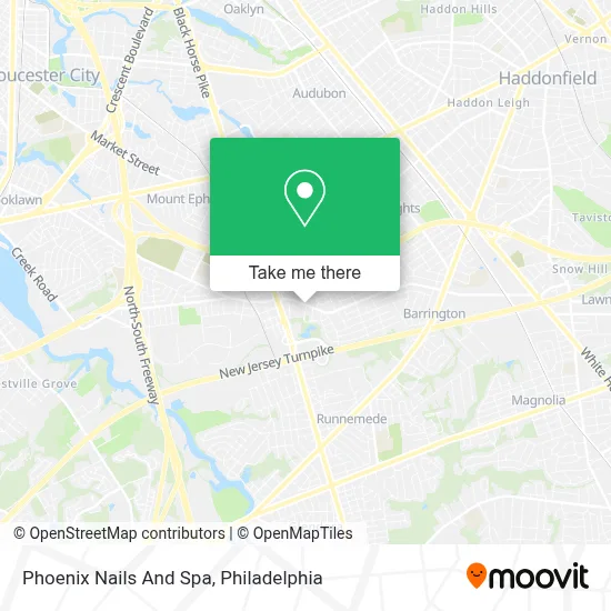 Phoenix Nails And Spa map