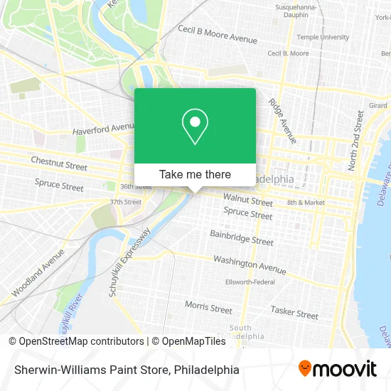 Sherwin-Williams Paint Store map