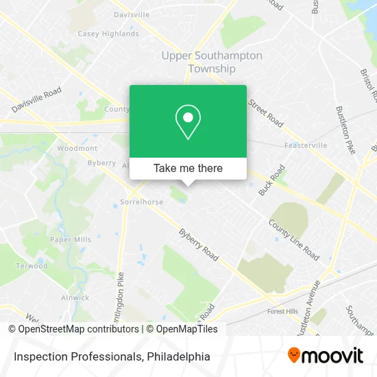 Inspection Professionals map