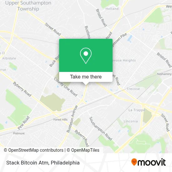 Stack Bitcoin Atm map