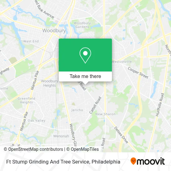 Ft Stump Grinding And Tree Service map