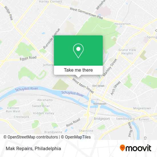 Mak Repairs map