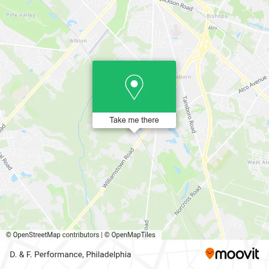 D. & F. Performance map