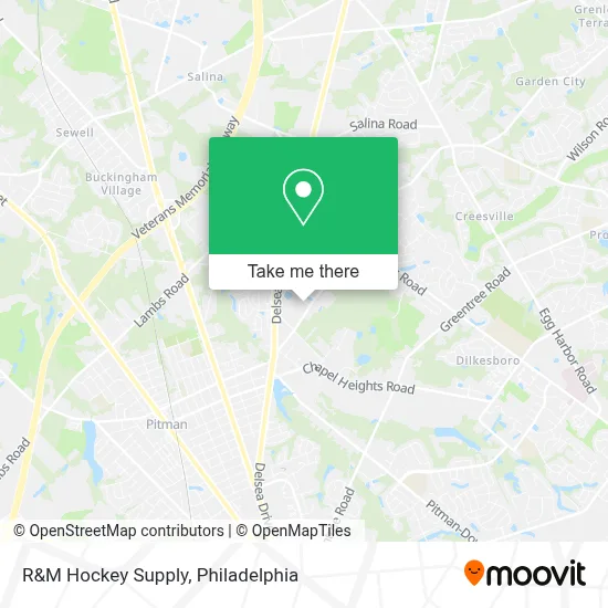 R&M Hockey Supply map