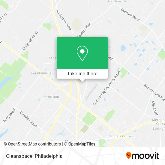 Cleanspace map