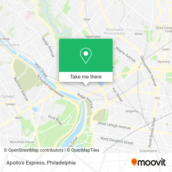Apollo's Express map