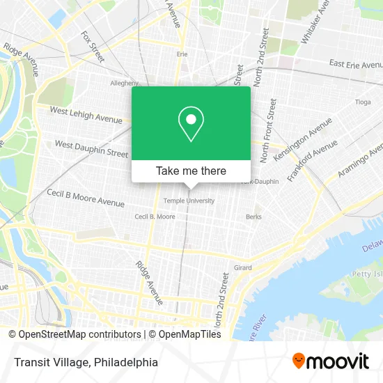 Transit Village map